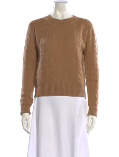 Pre-owned And-daughter Cashmere Crew Neck Sweater In Brown