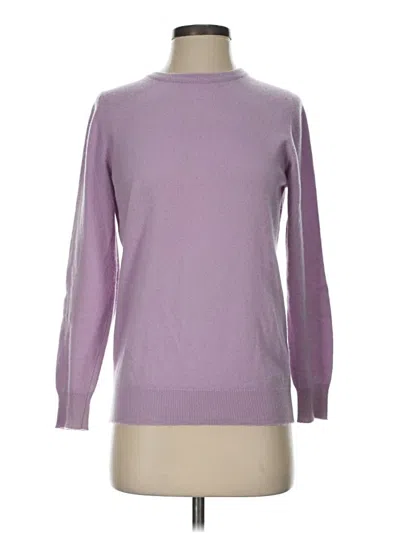 Pre-owned And-daughter Cashmere Pullover Sweater In Purple