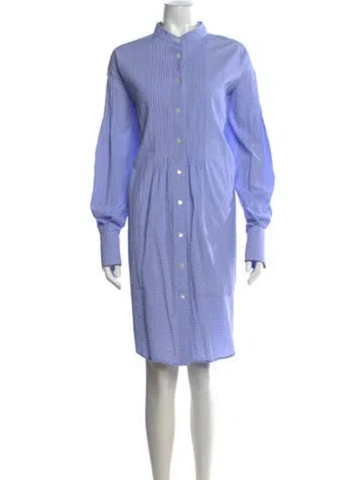 Pre-owned And-daughter Knee-length Dress In Blue