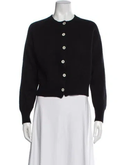 Pre-owned And-daughter Lambswool Crew Neck Sweater In Black