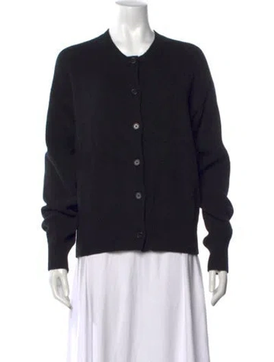 Pre-owned And-daughter Lambswool Crew Neck Sweater In Black