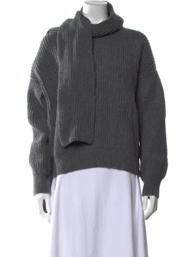 Pre-owned And-daughter Lambswool Turtleneck Sweater W/ Tags In Grey