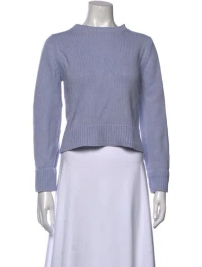 Pre-owned And-daughter Merino Wool Crew Neck Sweater In Blue