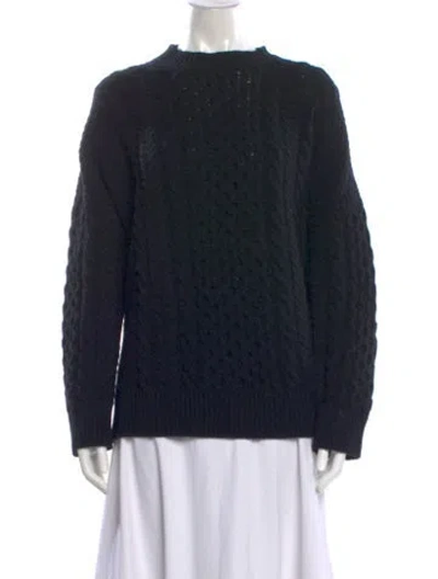 Pre-owned And-daughter Wool Crew Neck Sweater In Black