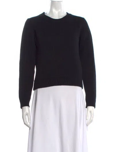 Pre-owned And-daughter Wool Crew Neck Sweater In Black