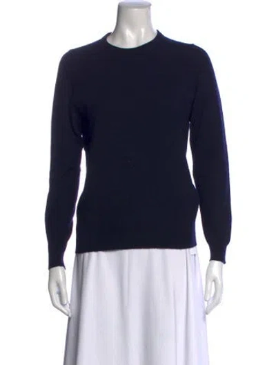 Pre-owned And-daughter Wool Crew Neck Sweater In Blue