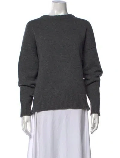Pre-owned And-daughter Wool Crew Neck Sweater In Grey