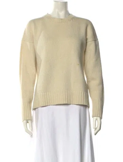 Pre-owned And-daughter Wool Crew Neck Sweater In Neutral