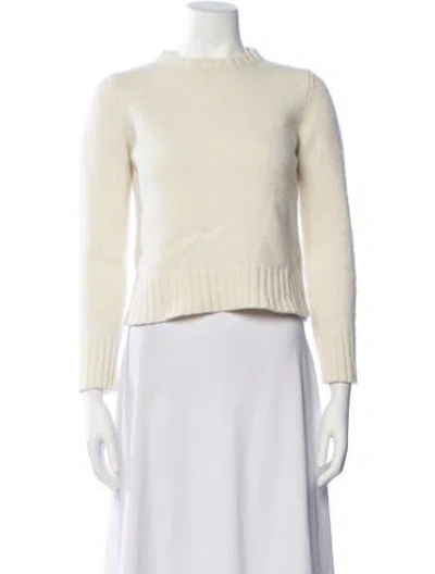 Pre-owned And-daughter Wool Crew Neck Sweater In Neutrals