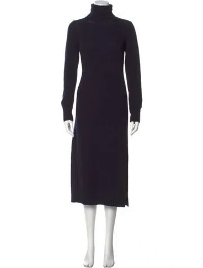 Pre-owned And-daughter Wool Long Dress In Blue