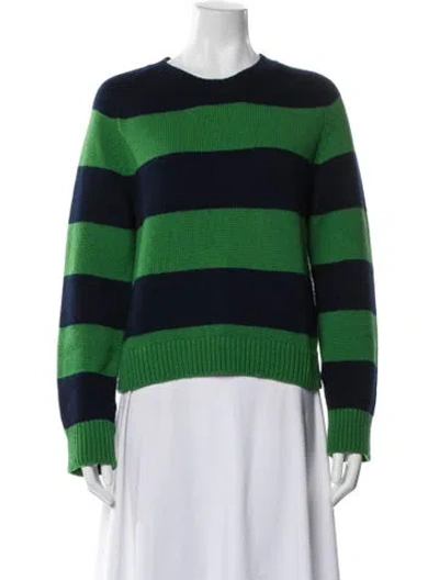Pre-owned And-daughter Wool Striped Sweater In Multi
