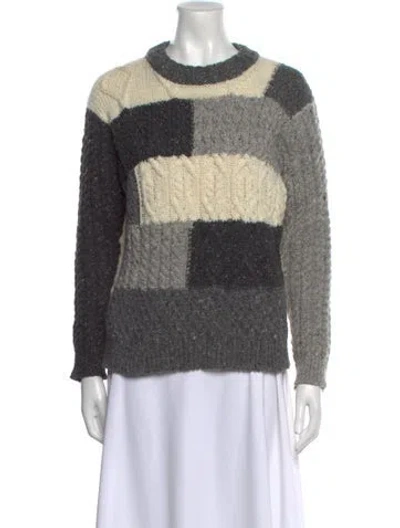 Pre-owned And-daughter Wool Striped Sweater In Multi