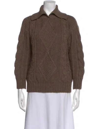 Pre-owned And-daughter Wool Sweater In Brown