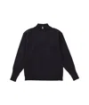Andersen-andersen High-necked Wool Sweater In Black