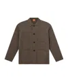 Andersen-andersen Lapel Long-sleeved Sweater In Brown