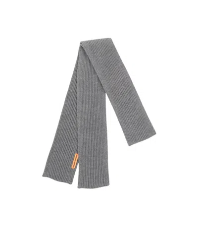 Andersen-andersen Logo Scarf In Gray