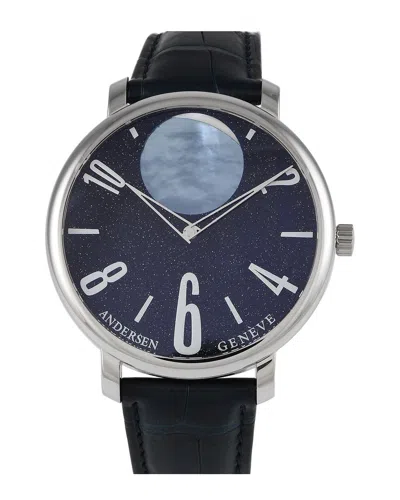 Andersen Geneve Men's Kamar The Moon Watch (authentic ) In Blue