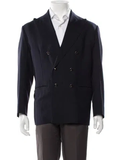 Pre-owned Anderson & Sheppard Blazer In Blue