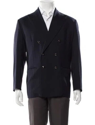 Pre-owned Anderson & Sheppard Blazer In Blue