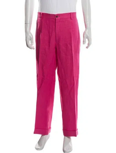 Pre-owned Anderson & Sheppard Dress Pants In Red