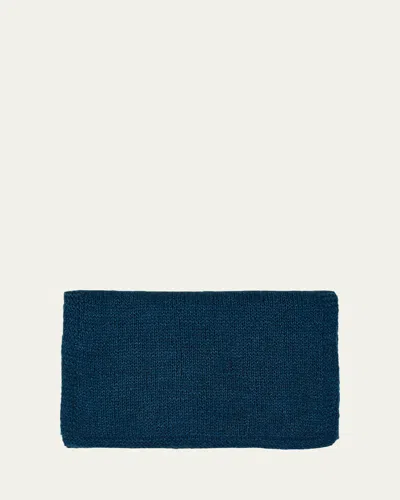 Anderson & Sheppard Men's Muskox Knitted Scarf In Blue