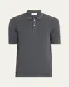 Anderson & Sheppard Men's Short-sleeve Knit Polo Shirt