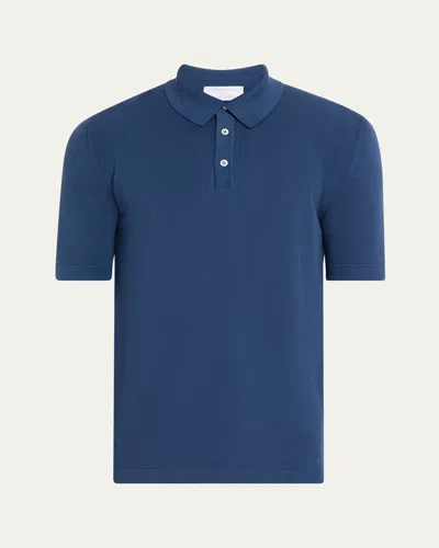 Anderson & Sheppard Organic Cotton Polo Shirt In Multi