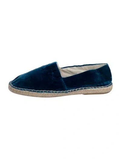 Pre-owned Anderson & Sheppard Suede Espadrilles In Blue