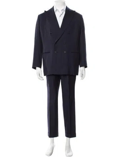 Pre-owned Anderson & Sheppard Two-piece Suit In Blue