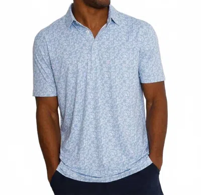 Anderson Bean Boots Frosted Leaves Polo In Blue