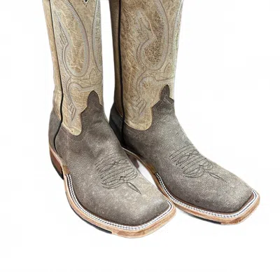 Anderson Bean Boots Men's Eastwood Camel Exotic Hybrid Sole Boot In Brown/bone In Multi