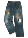 Anderson Bell Patchwork Jeans In Blue