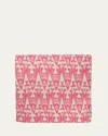 Anderson & Sheppard Men's Cotton Ikat Pocket Square