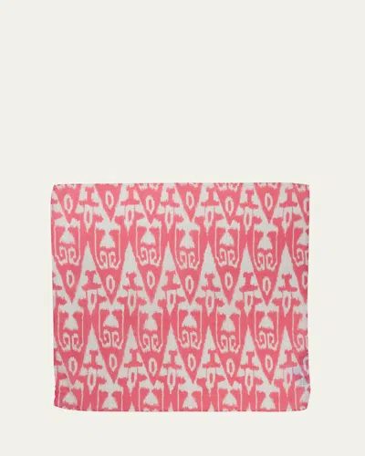 Anderson & Sheppard Men's Cotton Ikat Pocket Square