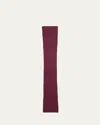 Anderson & Sheppard Men's Muskox Knitted Scarf In Purple