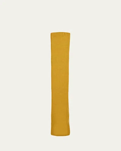 Anderson & Sheppard Men's Muskox Knitted Scarf In Gold