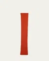 Anderson & Sheppard Men's Muskox Knitted Scarf In Orange