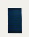 Anderson & Sheppard Men's Tartan Check Cashmere Scarf In Dkgreennavy