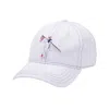 Andersonord Men's Street Adjustable Cotton Cap In Usa White In White