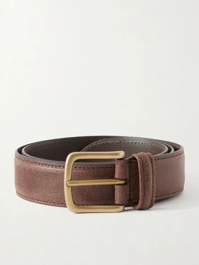 Anderson's 2.8cm Leather Belt In Brown