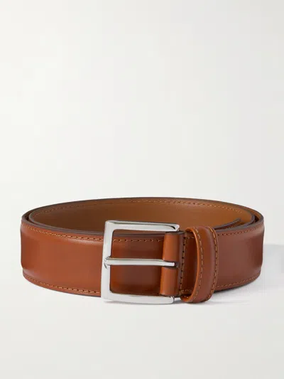 Anderson's 3.5cm Leather Belt In Brown