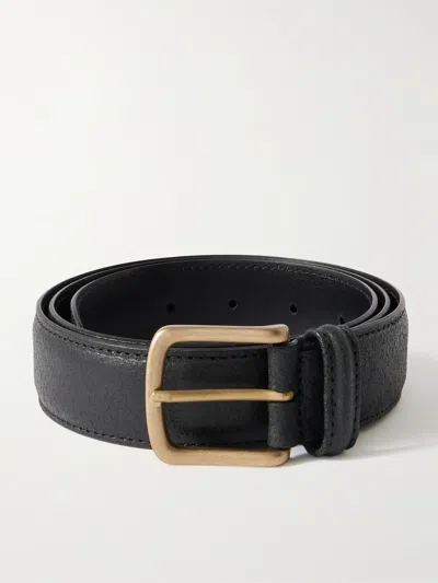 Anderson's 3.5cm Leather Belt In Black