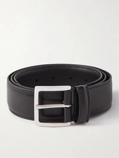 Anderson's 3.5cm Leather Belt In Black