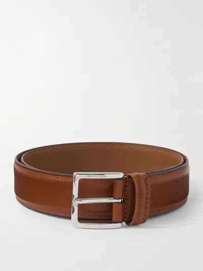 Anderson's 3.5cm Leather Belt In Brown