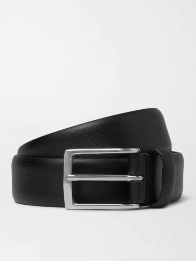 Anderson's 3cm Black Leather Belt