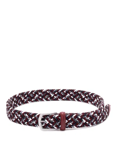 Anderson's Elastic Woven Belt In Multi