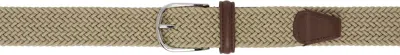 Anderson's Beige Classic Plain Elastic Woven Belt In F5-m2 Ecru