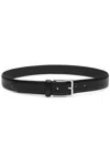 Andersons Belts Grained Leather Belt In Black