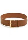 Andersons Belts Grained Leather Belt In Brown
