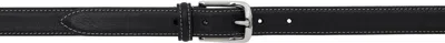 Anderson's Black Contrast Stitching Belt In N1 Black
